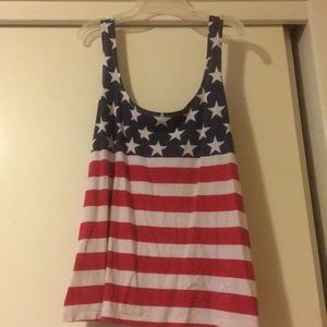 American Flag Tank Top